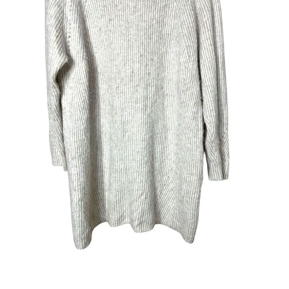 Topshop Cream Loose Oversized Long Turtleneck Sweater Dress Size 0/2 - Picture 3 of 10